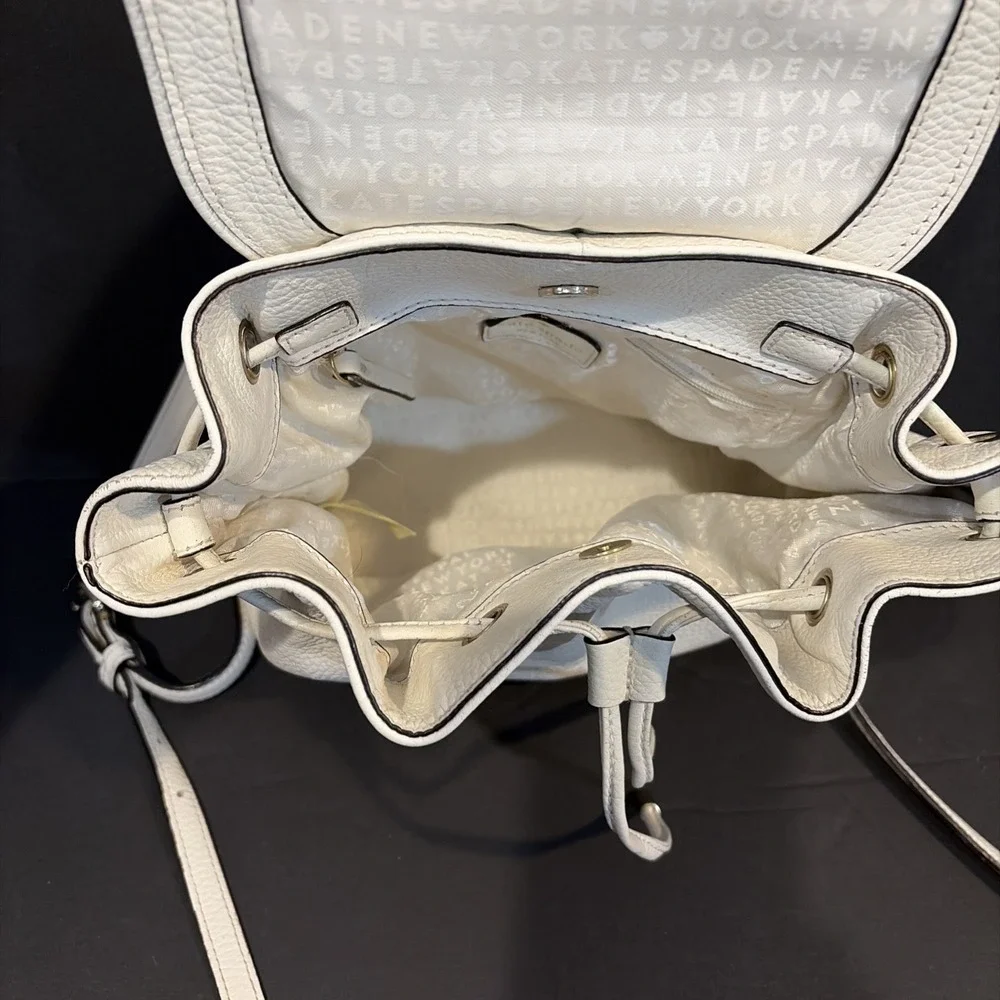 Kate Spade Cream Backpack Purse